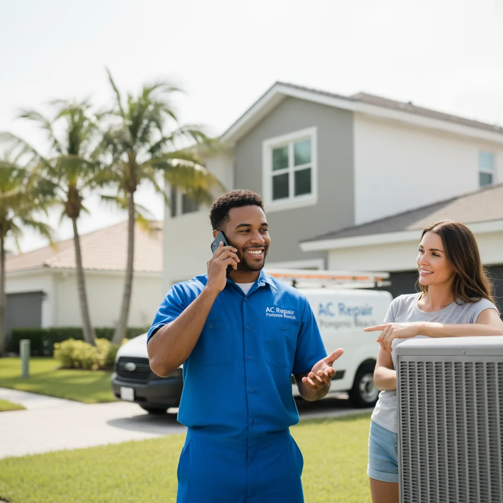 AC Repair Pompano Beach customer support in Santa Teresa
